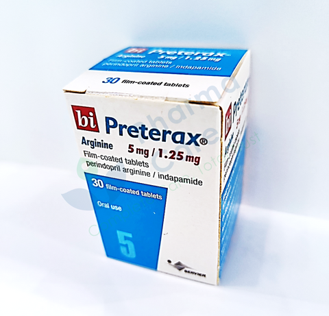 Bi Preterax 5/1.25 Mg Tablet 30's