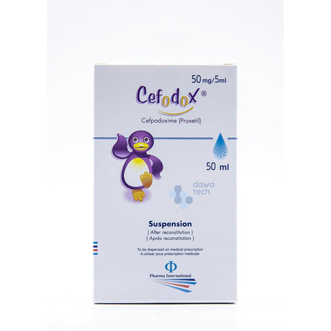 Cefodox Oral Suspension 50/5ml 50 ml