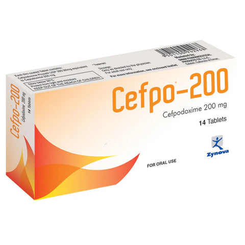Cefpo Tablet 200 Mg 14s