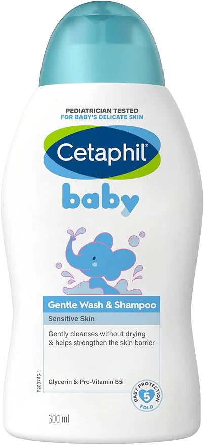 Cetaphil Baby Gentle Wash Shampoo,300 ML