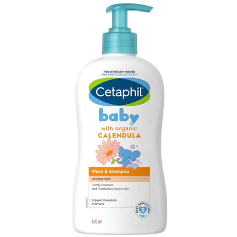 Cetaphil Baby Calendula Wash Shampoo 400 ML