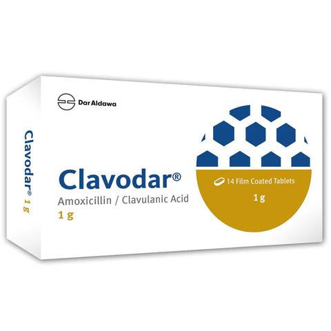 Clavodar Tablet 1G 14 Tab