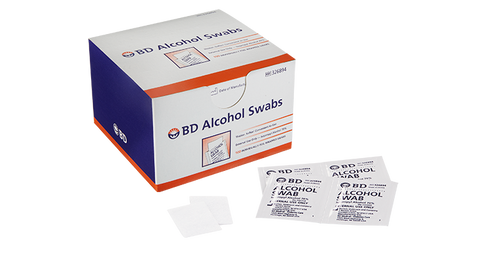 BD Alcohol Swabs,100's