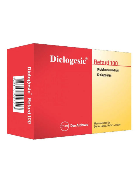 Diclogesic Retard 100Mg Capsules 12's