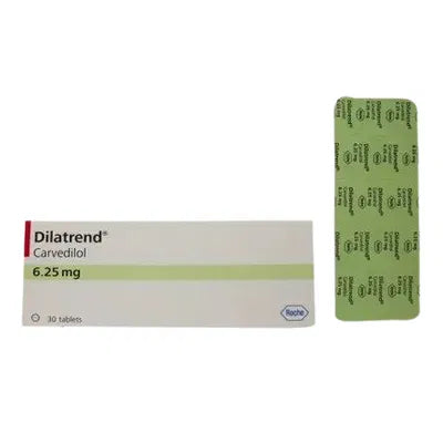 Dilatrend 6.25 Mg Tab 30's