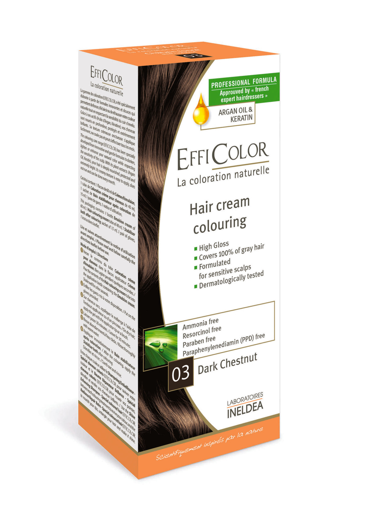 Effi Color 03 Dark Chestnut Hair Color – PharmaCare Online