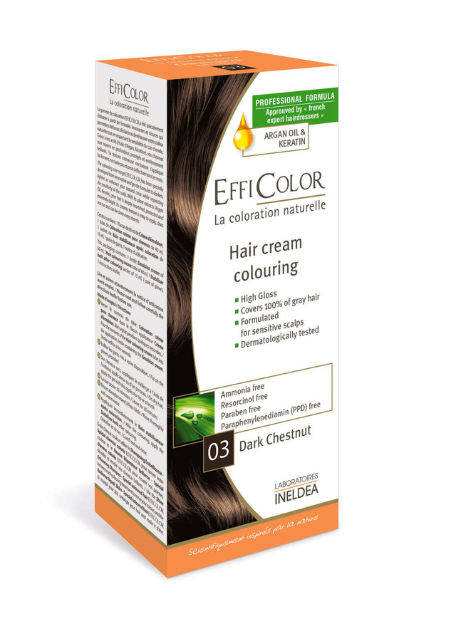 Effi Color 03 Dark Chestnut Hair Color – PharmaCare Online