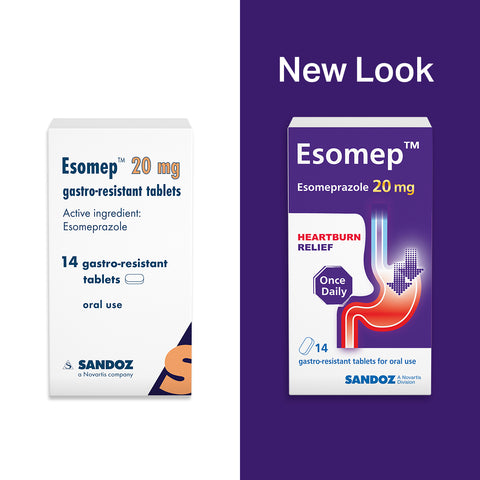 Esomep 20mg Tab 14S