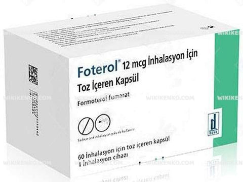 Foterol 12 Mcg Capsule 60's + 1 Inhaler