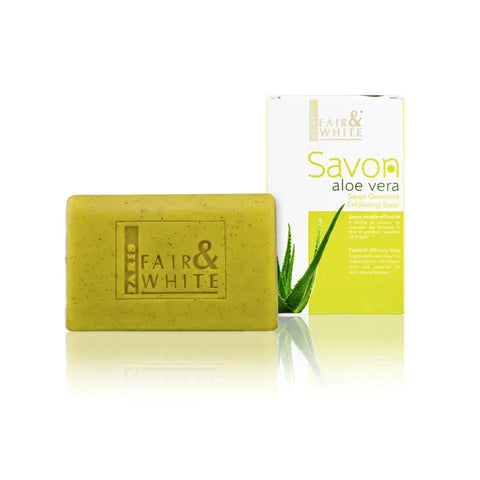 Fair & White Aloe Vera Exfoliating Soap, 200 Gm