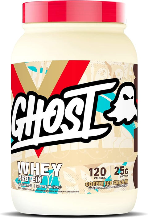 Ghost Whey Protein Powder, Coffee Ice Cream 2LBS