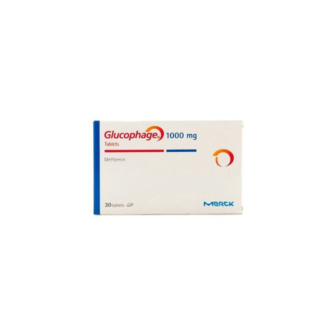 Glucophage 1000 Mg Tablet 30'S