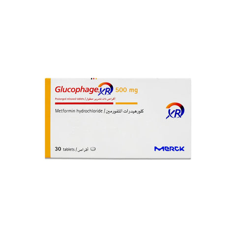 Glucophage XR 500 Mg Tablet 30'S