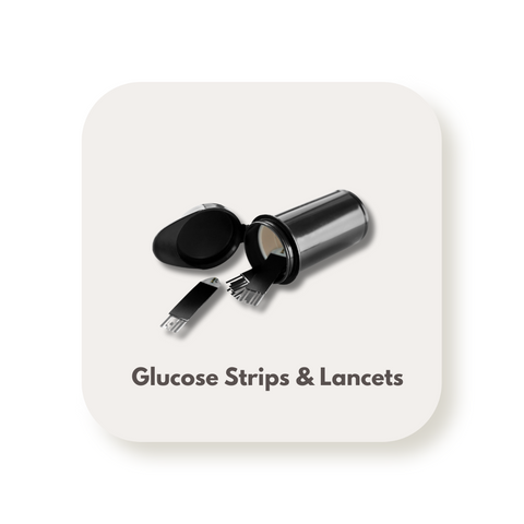 Glucose Strips and Lancets for Blood Sugar Testing and Diabetic Care