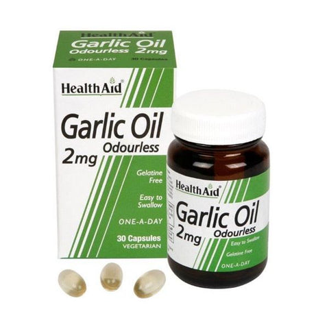 Health Aid Garlic Oil 2Mg Capsule, 30's
