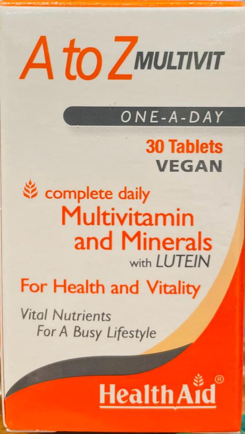 Health Aid A To Z Multi Vitamin Tablet, 30's