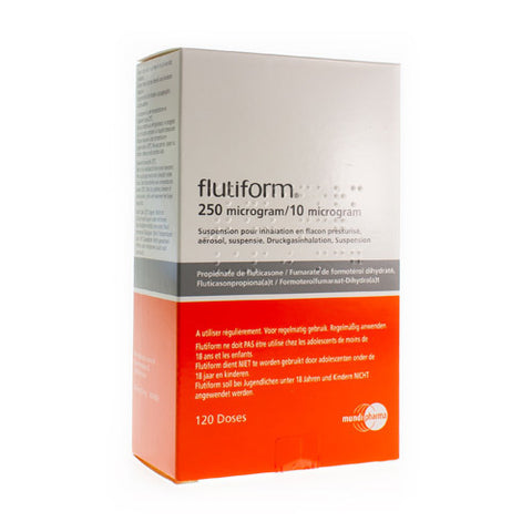 Flutiform 250/10 MCG Inhalation – PharmaCare Online