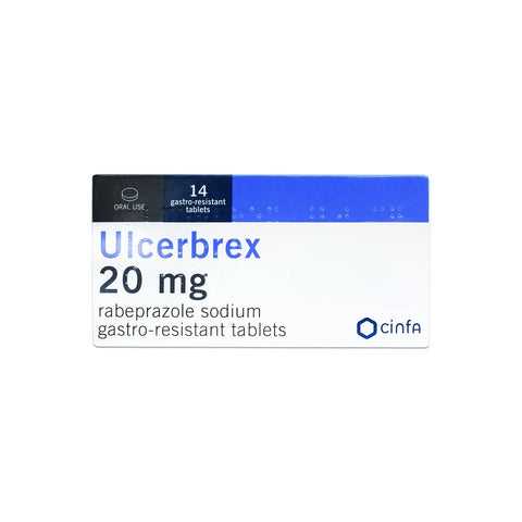 Ulcerbrex 20MG Tab 14s