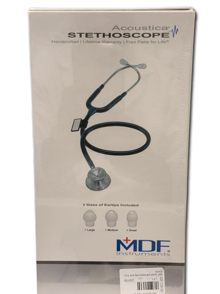 MDF 747xp Stethoscope Acs Full Black