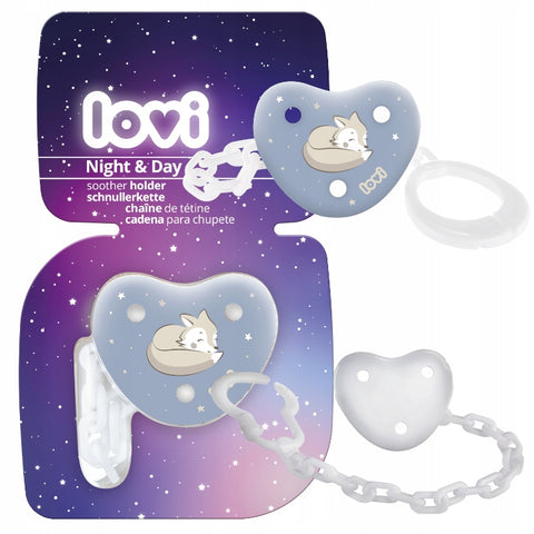 Lovi Soother Holder Day & Night boy-10/893