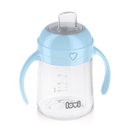 Lovi Easy Switch Cup with Spout For Beginers (Blue-35/358), 150 Ml - 6m+
