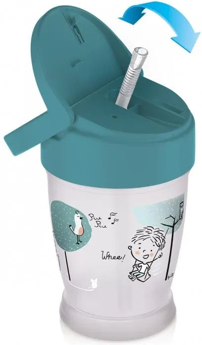LOVI Cup with Straw JUNIOR (Lovely Boy-35/354), 250 Ml - 11m+