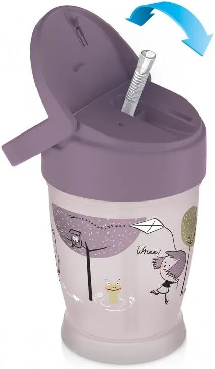 Lovi Cup with Straw JUNIOR (Lovely Girl-35/354), 250 Ml - 11m+