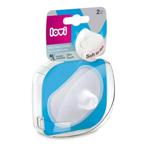 Lovi Silicone Breast Nipple Shields Skin Touch S (5/605), 2 Pcs