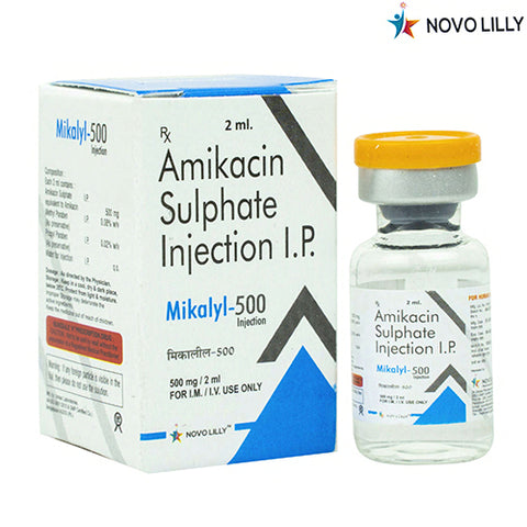 Amikacin 500 Mg Injection, 2ml