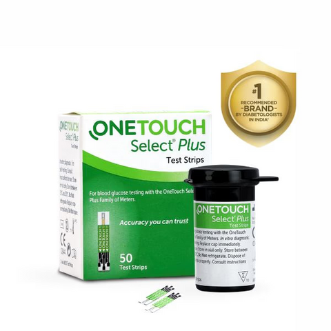 Onetouch Select Plus Test Strips 50's