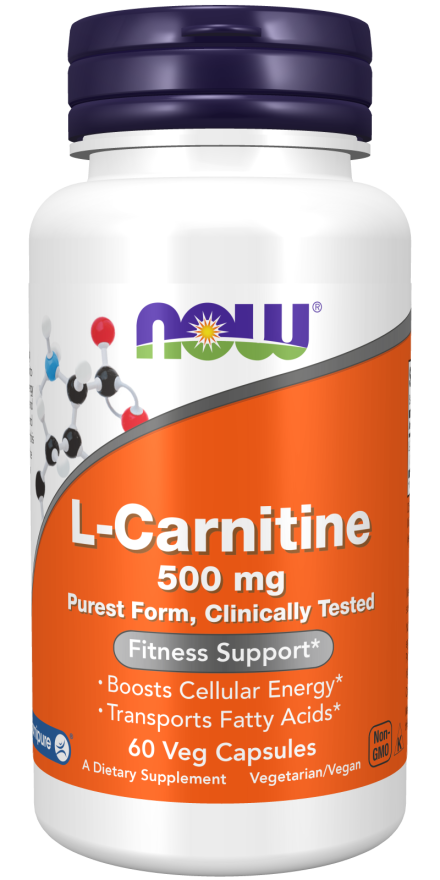 Now L-Carnitine 500Mg Capsule 60'S