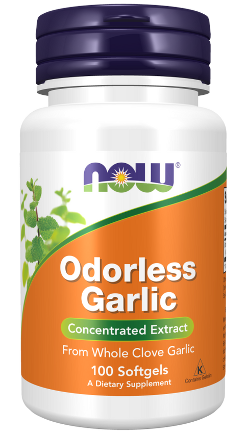 Now Odorless Garlic Softgels 100