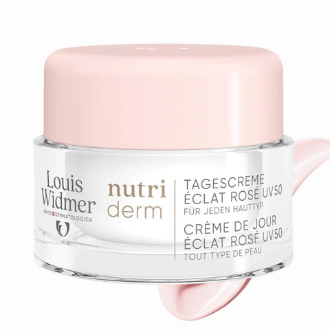 Louis Widmer Nutriderm Day Cream Eclat Rose UV 50 non-scented 50 ml