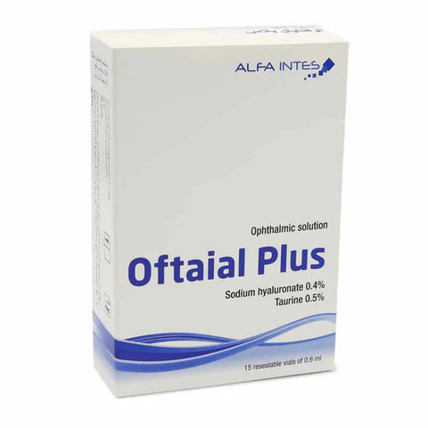 Alfa Intes Oftaial Plus Ophthalmic Solution 0.6Ml Vials 15`S