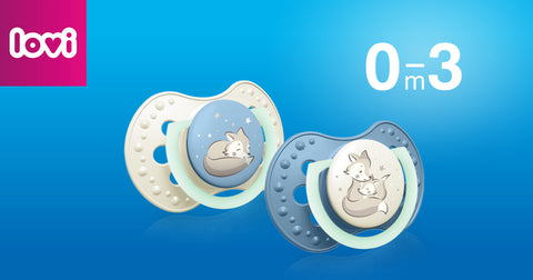 Lovi Soother Day & Night Boy 0-3M-2PCS-22/913