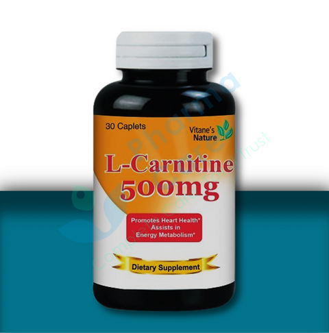 Vitan's Nature L-Carnitine 500Mg Caplets 30S