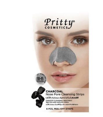 Pritty Charcoal Nose Cleansing Strips 6's