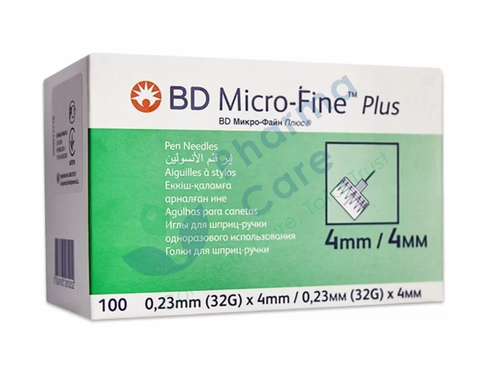 Bd Microfine Plus 4 MM Needles 100s