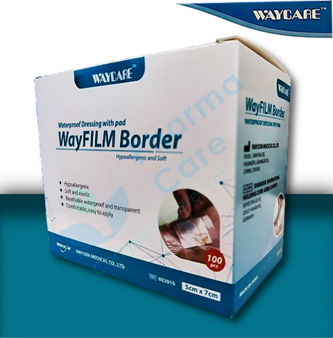 Waycare Waterproof Wound Dressing Pad [5X7] 100S