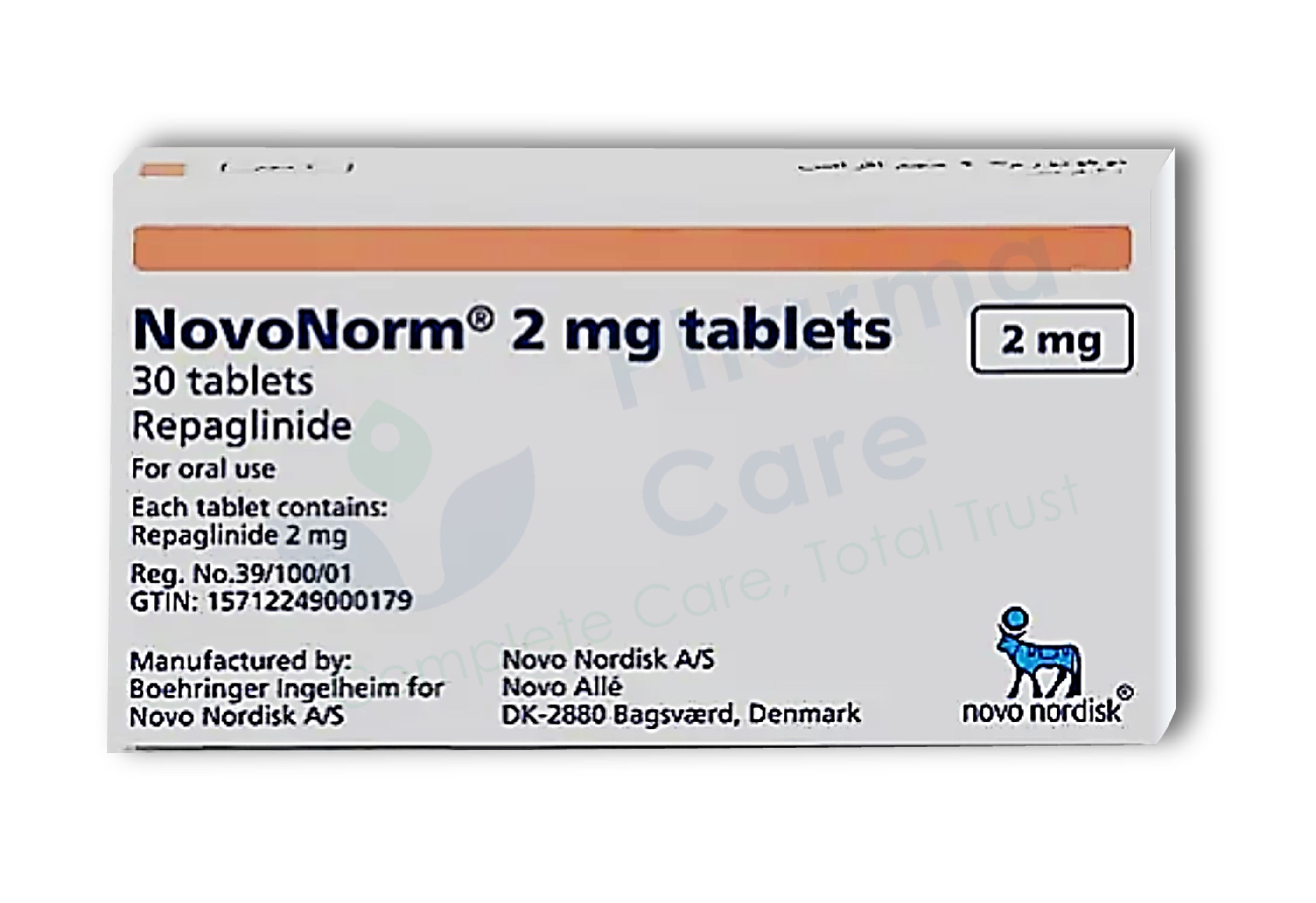 NovoNorm 2MG Tab 30s – PharmaCare Online