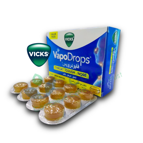 Vicks Vapo Drops Loz-Honey Lemon Menthol 36S