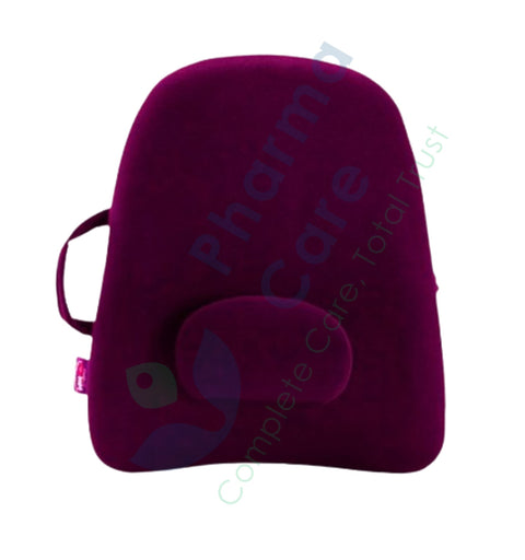 OBUSFORME LOWBACK BACKREST SUPPORT [BURGUNDY]