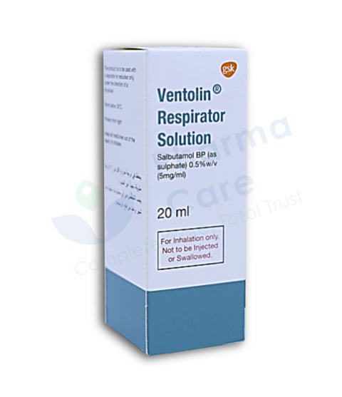 Ventolin Respirator Solution 20Ml