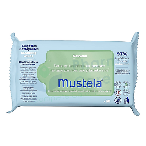 MUSTELA CLEANISNG WIPES 60PCS