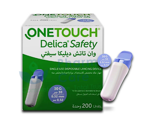 جهاز الوخز الآمن ONETOUCH DELICA، 200 ثانية