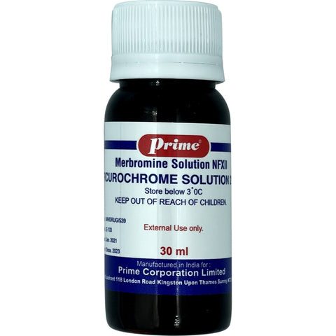 Prime Mercurochrome Solution 2%, 30 ML