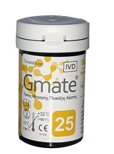 Gmate Glucose Test Strip, 25'sX2