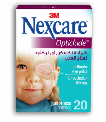 Nexcare Opticlude Eye Pad Junior 20S