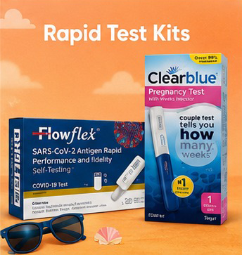 Rapid Test Kits – Pregnancy, Ovulation, COVID-19 & Diabetic Testing Devices