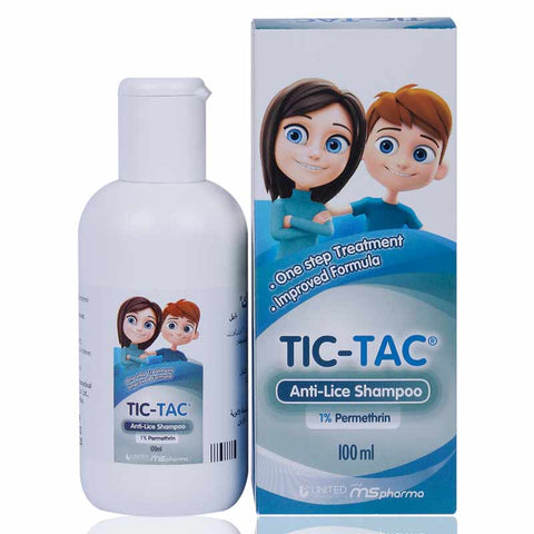 Tic Tac 1% Anti Lice Shampoo, 100 ML